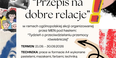Konkurs plastyczny "Przepis na dobre realcje"